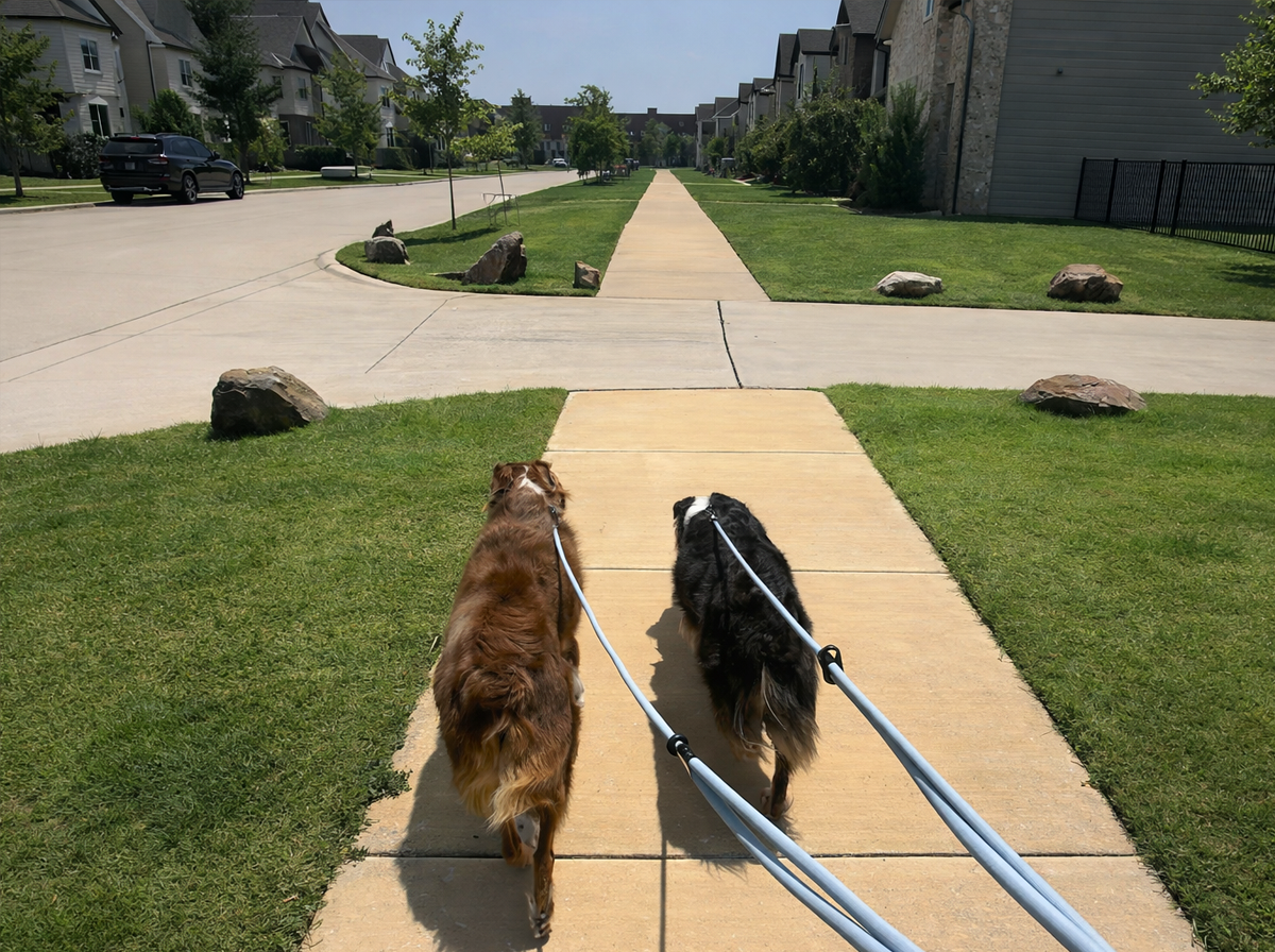 Professional dog walking commitment and care in Frisco Texas