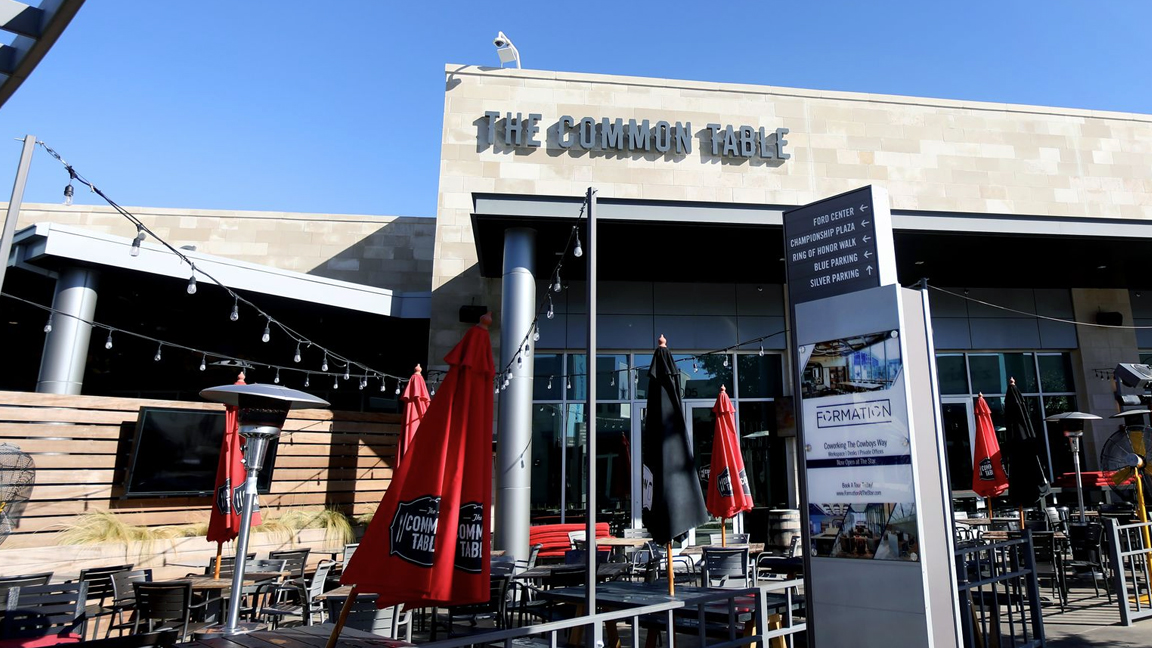 The Common Table patio in the Star District, Frisco, TX